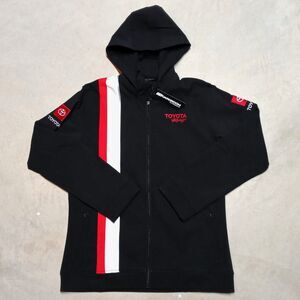 NWT Toyota Racing Full Zip Removable Hood Mock Neck Jacket - Womens LARGE